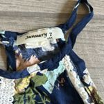 January 7  floral and crochet trim tank top Photo 2