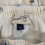 Universal Threads Universal Thread Floral Ruffle Shorts Size Small Cream Blue Boho Photo 2
