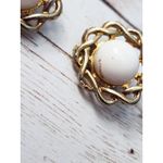 Vintage Clip On Earrings Just Over 7/8" Photo 6