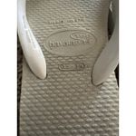 Havaianas ‎ Flip flop White With Red Skull Charm Crystal Eyes Eur 37 Photo 2