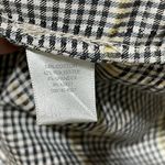 Christopher & Banks  Plaid Jacket Size L Large Stretch Lightweight Black White Go Photo 6