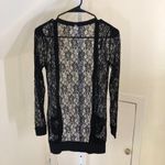 Xhilaration  Target EUC Vintage Black Lace Cardigan Size S Photo 3