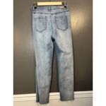 BLANKNYC Jeans Womens 28 Light Wash The Baxter Ribcage Straight Leg Distressed Blue Photo 4