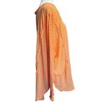 We The Free  Hong Kong Henley Orange Striped Top – Size L Photo 2