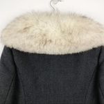 Vintage 1950s Claire Dratch Bethesda Fox Fur Collar Virgin Wool Jacket Coat S Photo 12