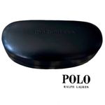 BLACK POLO RALPH LAUREN SUNGLASS CASE HARD SHELL VELVETY INTERIOR Photo 1