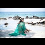 Boutique NEW Kelly Green Sheer Kimono Beach Coverup Swim  Photo 3