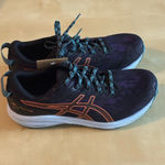 ASICS Fuji Lite 3 Trail Night Blue/Night Orange Running Shoes Size 8.5 Photo 2