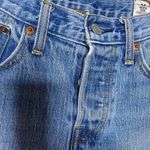 Levi's  White Oak Cone Denim Blue High Rise Straight Jeans Button Fly Cotton 25 Photo 9