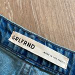GRLFRND ‎ Helena High Rise Cut Off Short in Deep Springs size 28 Photo 6