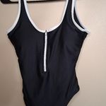 Old Navy  Black Swimsuit with White Accents Photo 0