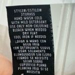 Rampage Beige Lace Overlay Sleeveless Top Y2K Vintage V-Neck Floral Mesh M Photo 6