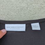 NY & CO Sequin Front Sleeveless Top | NY&CO Sequin Shirt Black Size M Photo 6