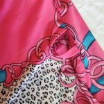 Love Couture Jeans pink mix cheetah chain prints Large top Photo 10