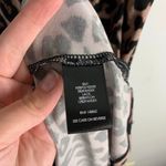 Torrid Plus Size Cheetah Animal Print Slinky Stretch Black Lace Cutout Dress 1X Photo 4