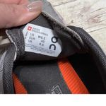 On Running Shoes On Cloud Lace Up Athletic Sneakers Women's Size 8.5 Gray Orange Photo 7
