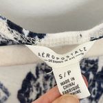 Aeropostale Blue and White Patterned Women's Tank Top Photo 4