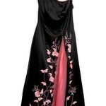 Tiffany Designs Vintage Y2K Strapless Floral Dress Size 12 Prom Formal Photo 0