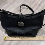 Brighton  Black Leather Crossbody Bag Designer Handbag Purse Small Photo 12