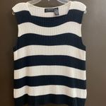 Liz Claiborne - Classic Knit Striped Sleeveless Top Photo 1