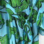 CAbi  Dress Size Medium 5815 ‘No Slip’ Wrap Derby Flutter Sleeve Floral Floral Photo 9