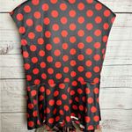 Allegra K  Light Gray Dress with Subtle Pink Dots Photo 1