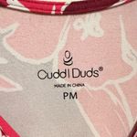 Cuddl Duds Floral ONE PIECE Short Sleeve Jumpsuit Red Pink White PM Photo 6