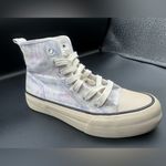 ZARA Cream and Purple Sneakers for Casual Elegance Photo 3