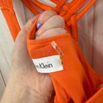 Calvin Klein Women’s 8 Orange Strappy Maxi Dress Photo 2