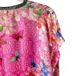 Johnny Was Bouquet Frame Parade Silk Blouse NWT Photo 8