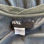 BDG  Urban Outfitters Green Maroon Gray Stripe Tiered Tank Top Babydoll Photo 3