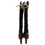 See By Chloe See By Cloe Boots Womens 37 7 Brown Suede Leather Knee High Tall Lara Designer Photo 7