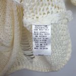 She & Sky  ivory knitted pullover distressed sweater Photo 5