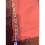 Just Black Denim Coral Pink High Rise Flare Jeans Raw Hem Size 29 Photo 8