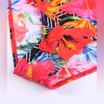 Blue Ruffle Top High Waisted Floral Bottoms 2 Piece Bikini Swimsuit Bathing Suit Size XXL Photo 12