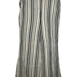 SMKFLWR Stripe Wide Leg Lounge Pants Cream Gray Size Large EUC #VEG Photo 0