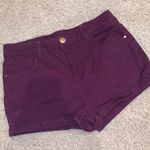 Refuge Maroon Mid-Rise Shorts Photo 0