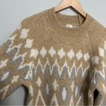 A New Day Fairisle Cozy Soft Sweater Women’s Size XS Brown Tan Photo 1