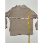 Cupcakes & Cashmere Turtleneck Ribbed Sweater Knit Pullover Tan XS Extra Small Tan Photo 3