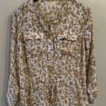 Michael Kors Tan and White Blouse Photo 0