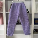 Teddy Fresh  Purple Cozy Quilted Teddy Bear Embroidered Sweatpants Photo 6