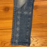 Mavi Jeans Emma Slim Boyfriend Low Rise Dark Wash Blue Denim Distressed size 28 Photo 9
