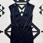 SALONI Black Opal Draped Front Mini Dress Size 10 Photo 7