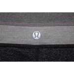 Lululemon Womens  Gray Grey Striped Wide Leg Capri Cropped Leggings Pants Size 4 Photo 2