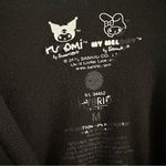 Sanrio My Melody & Kuromi Graphic Tee (M) – Black Kawaii Pastel Goth Style Photo 3