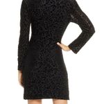 Fraîche by J. Long Velvet Animal Print Dress Long Sleeve Mini Size S NWT Photo 5