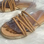 Madewell The Kathryn Espadrille Slide Sandal in Leather Size Photo 4