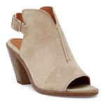 Frye Courtney Ash Open Toe Ankle Strap Heels Sz 7B Photo 0