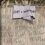 Lost + Wander  Green Sleeveless Bustier Camisole Photo 3