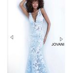 Jovani Blue Prom Dress Photo 1